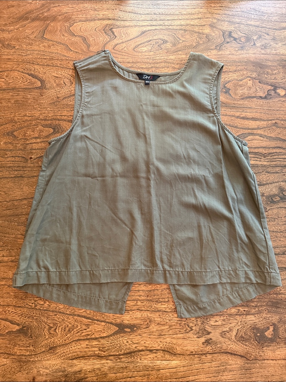 Denver Hayes Khaki Lyocell Sleeveless Tank